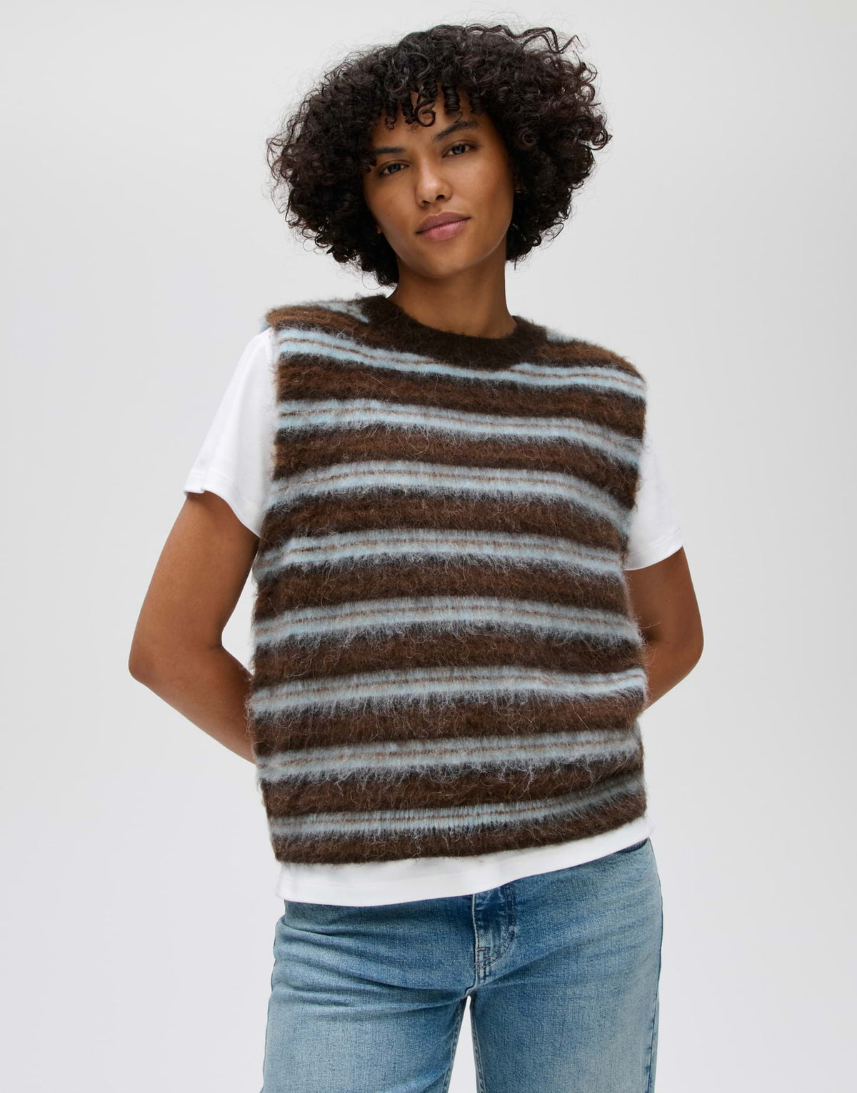 Opus Damen Pullover Dusty Aqua
