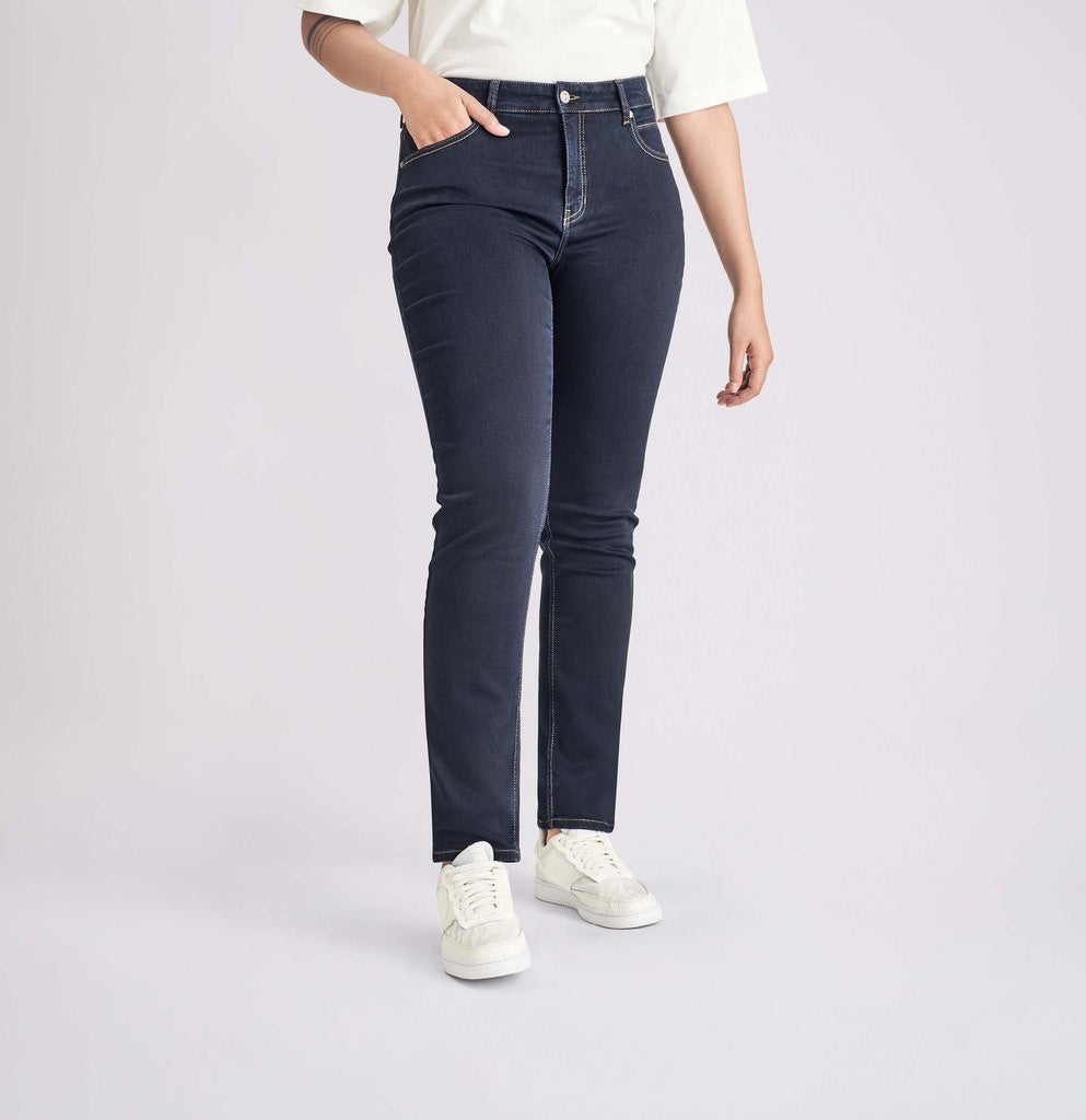 Mac Damen Jeans Dark Rinsewash