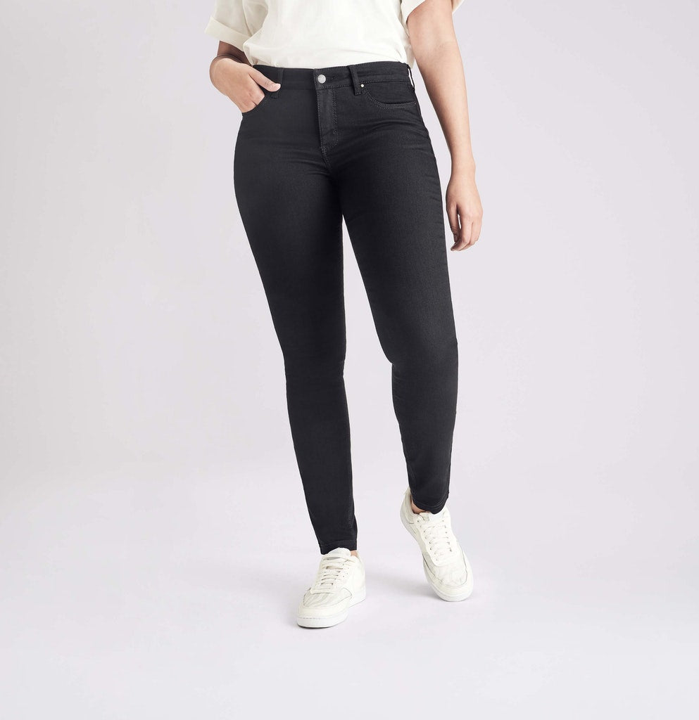 Mac Damen Jeans Black-Black