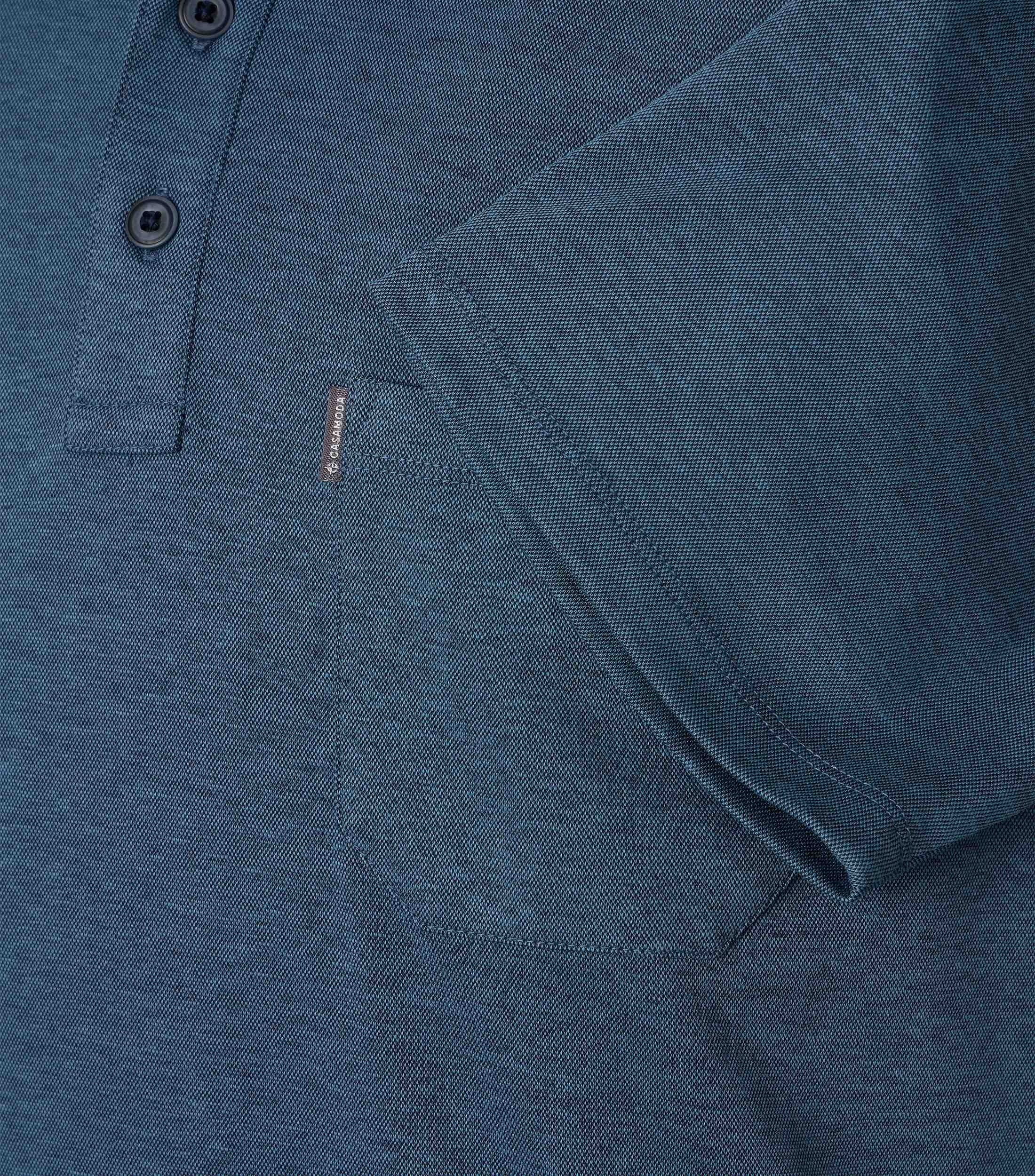 Casa Moda Herren Polo-Shirts Aqua Bis Pe