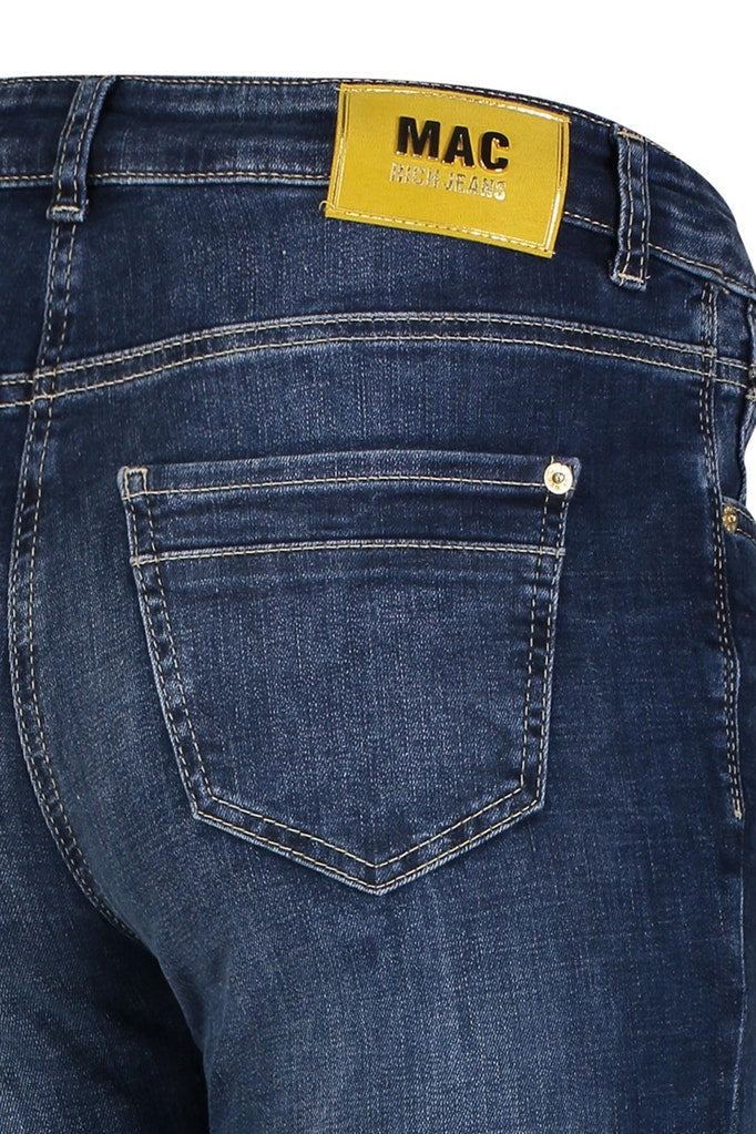 Mac Damen Jeans Dark Blue Net W