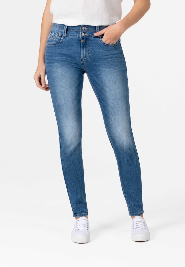 Timezone Damen Jeans Smurf Blue