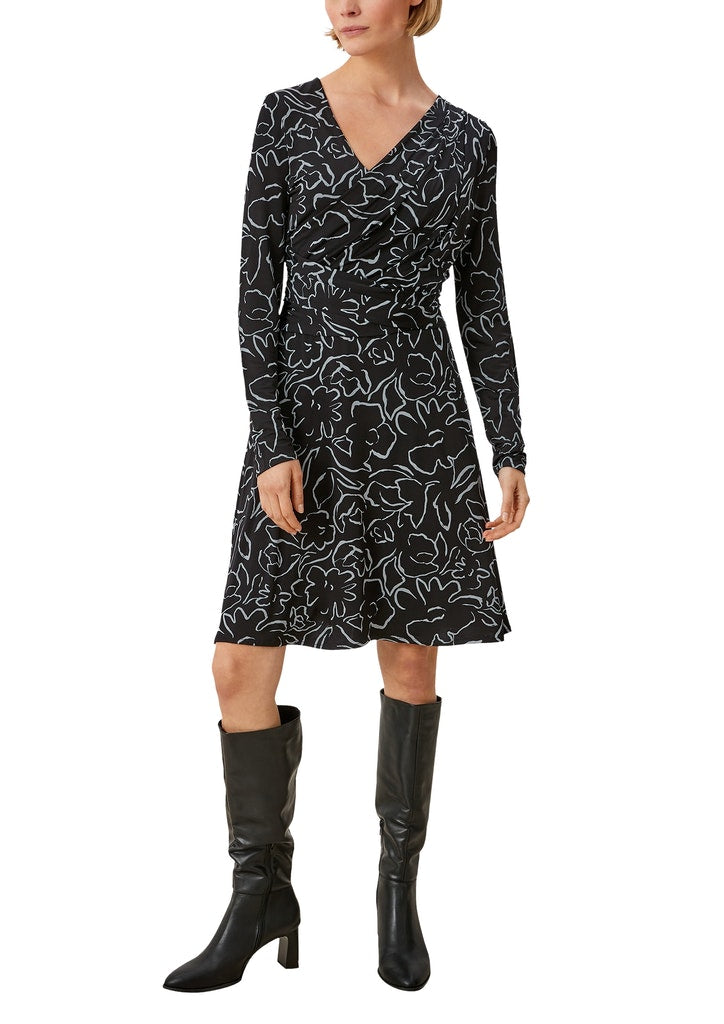 S. Oliver black Damen Kleider -Tone Flo