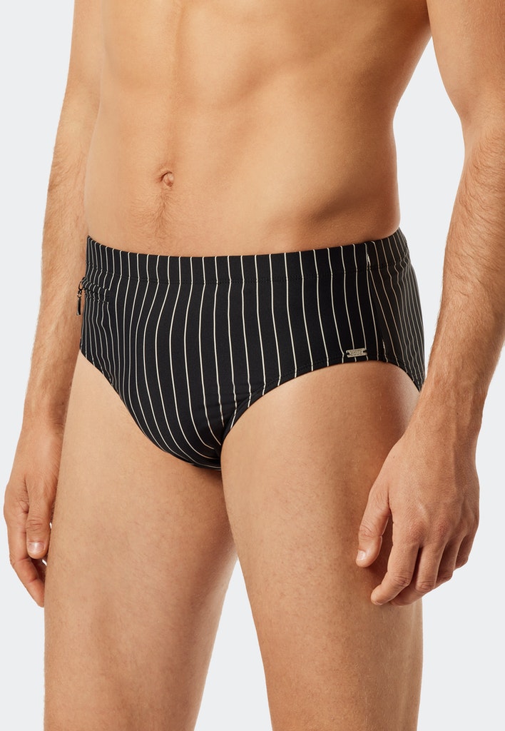 Schiesser Badehose Schwarz