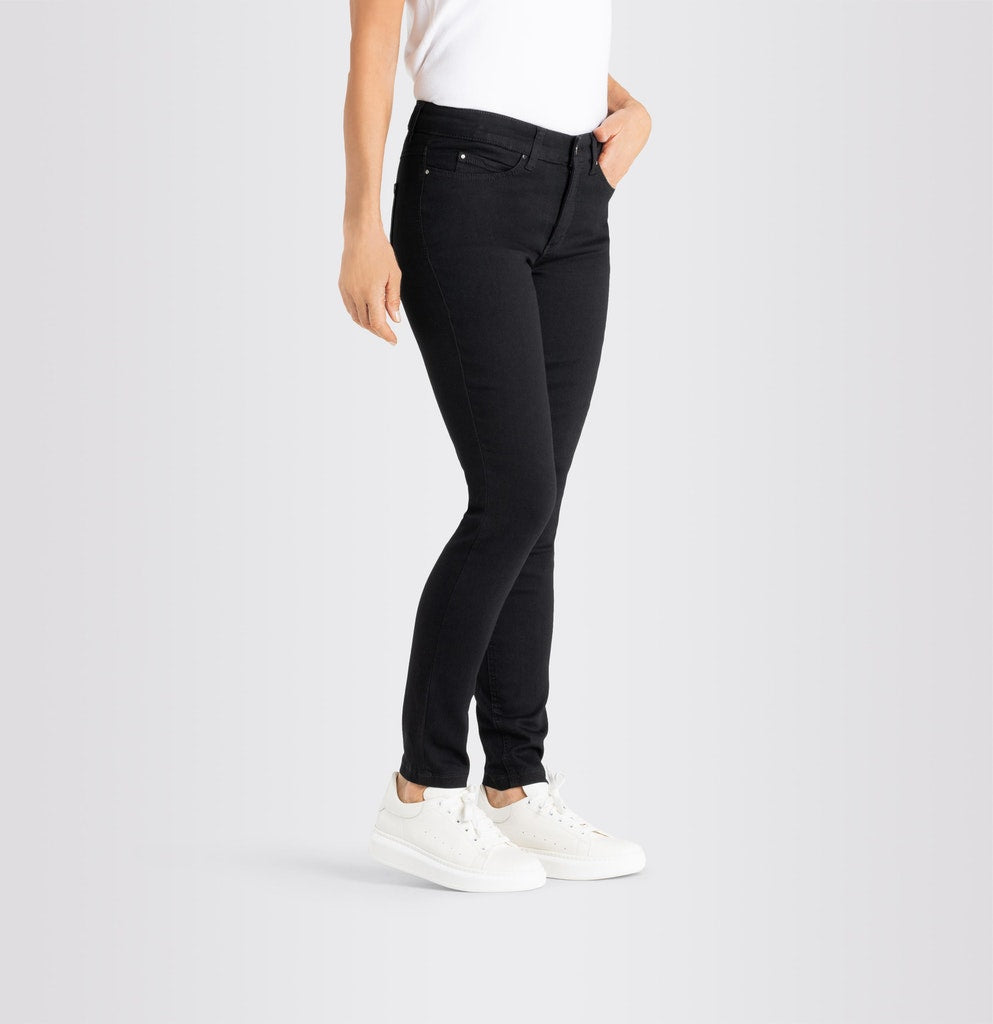 Mac Damen Jeans Black-Black