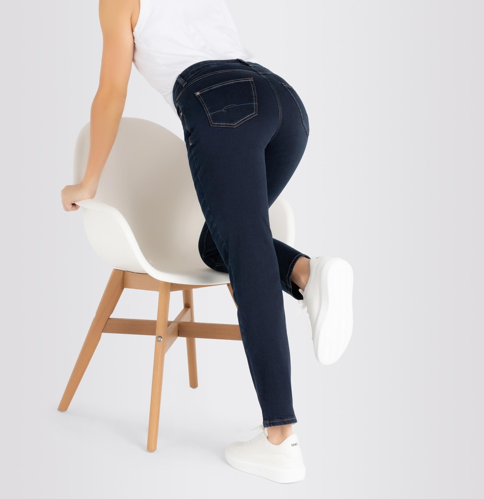 Mac Damen Jeans Dark Rinsewash