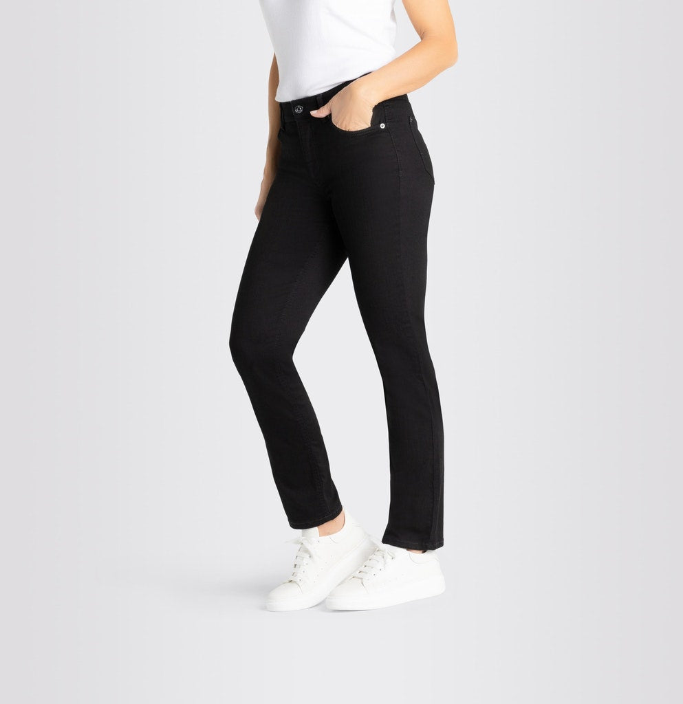 Mac Damen Jeans Black-Black