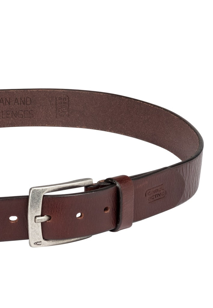 Camel active Herren Gürtel Dark Brown