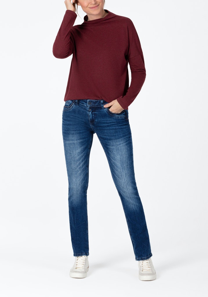 Timezone Damen Jeans  Lush Blue