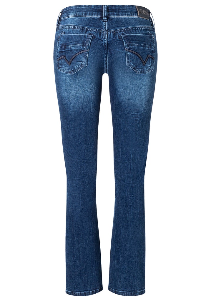 Timezone Damen Jeans  Lush Blue