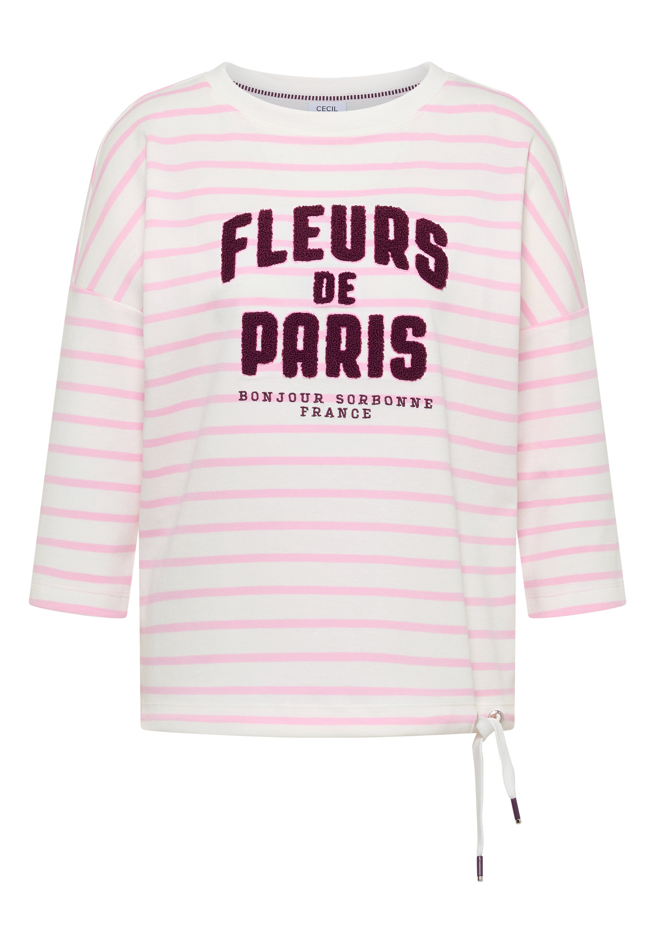 Cecil Damen T-Shirts Light Blu