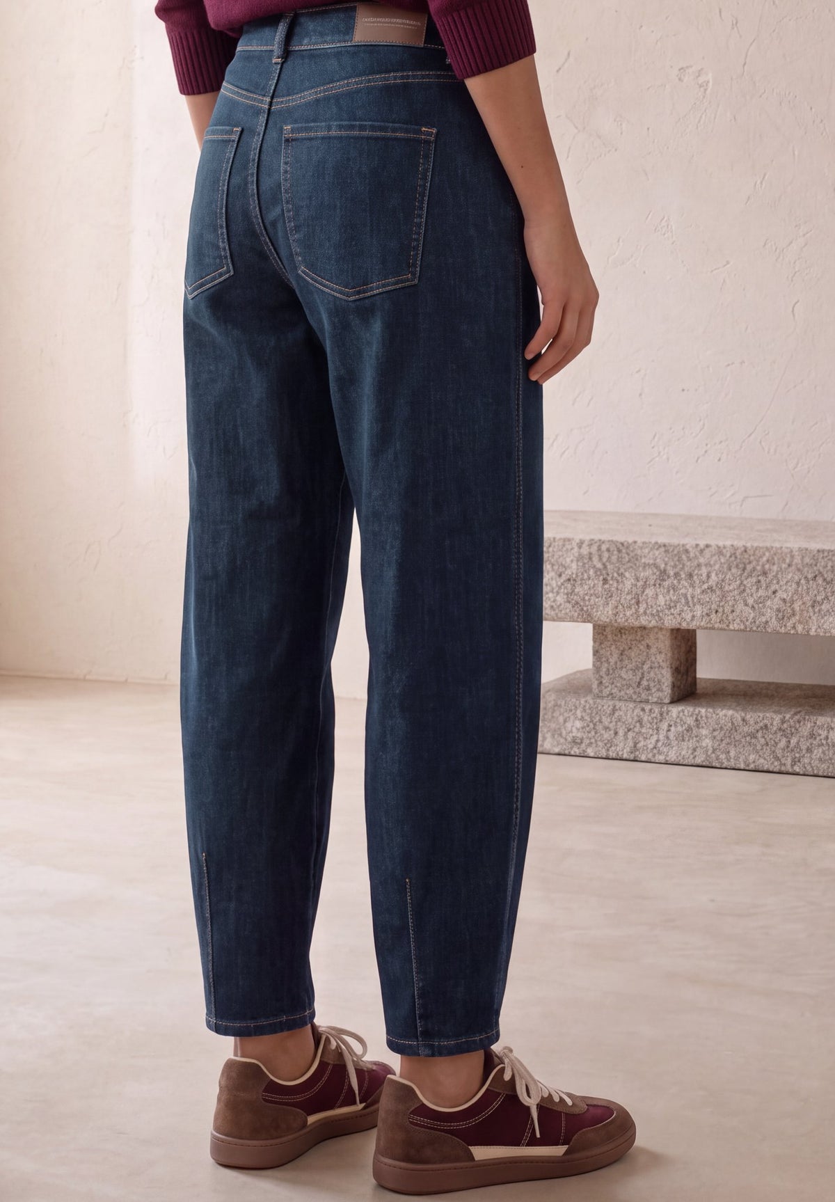 Street One Damen Hosen Dark Blue
