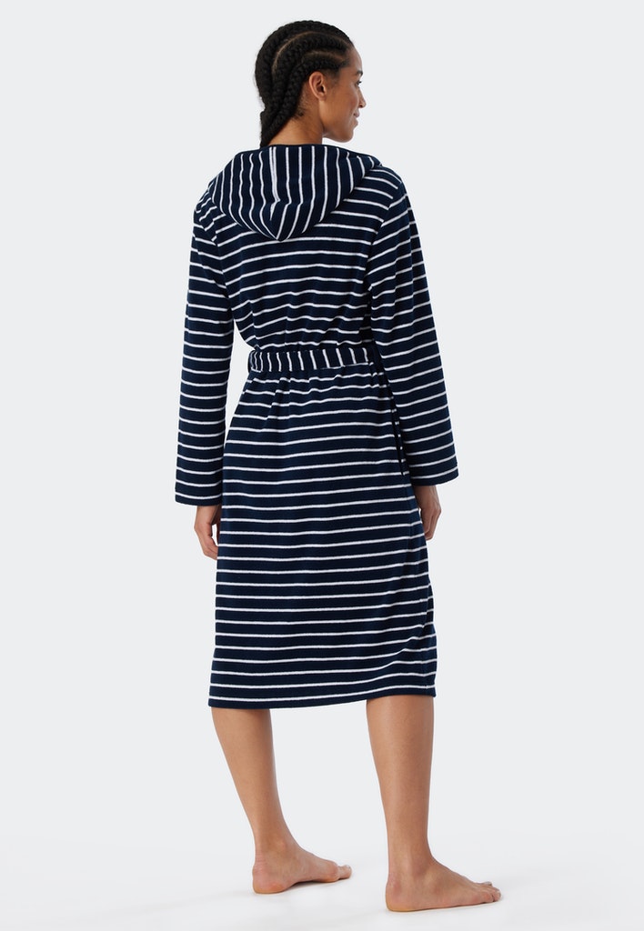 Schiesser Bademantel Navy