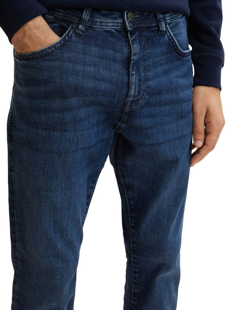 Tom Tailor Herren Jeans Used Mid Stone