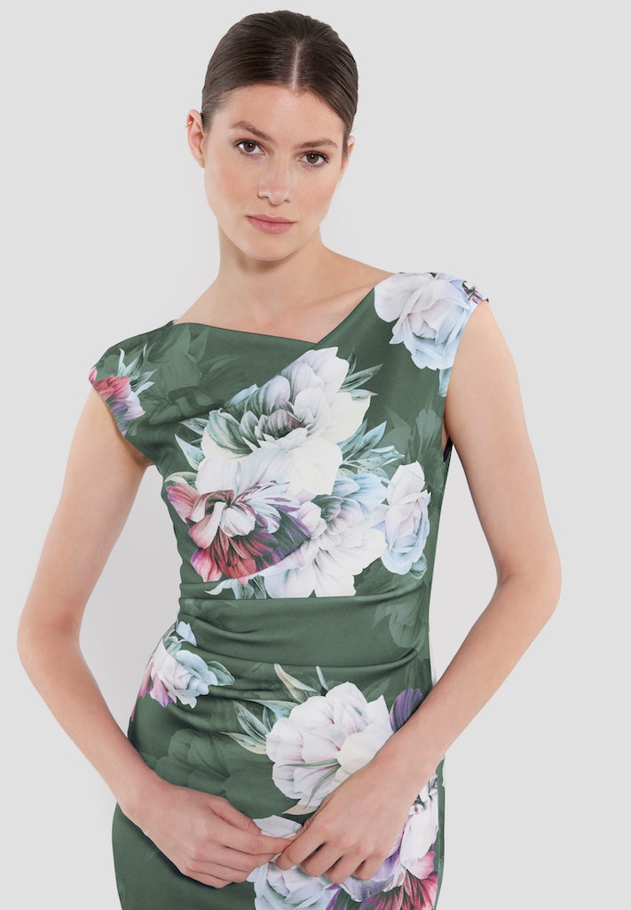 Swing Damen Kleider Moss Green