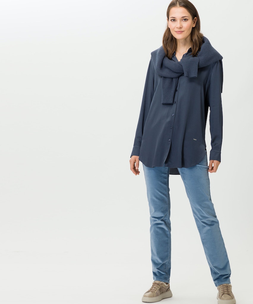 Brax Damen Hosen Smoke Blue