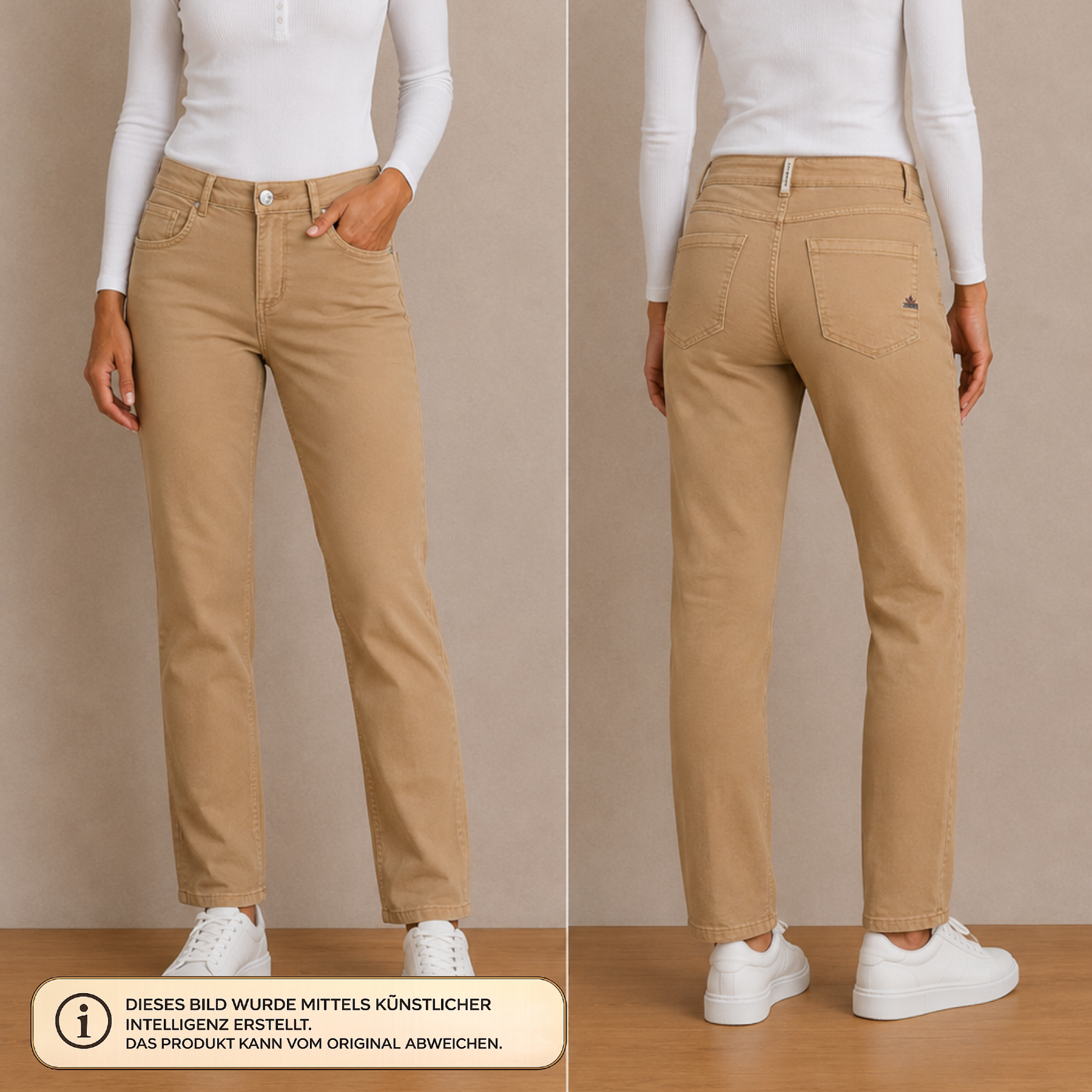 Buena Vista Damen Jeans Karamell