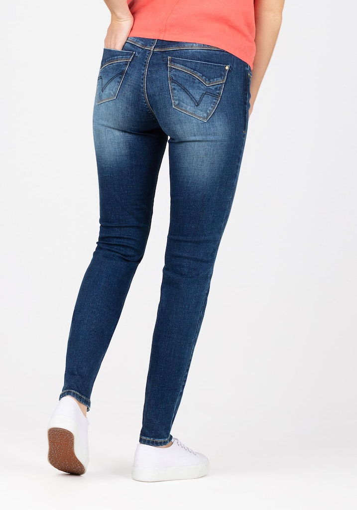 Timezone Damen Jeans Grape Blue