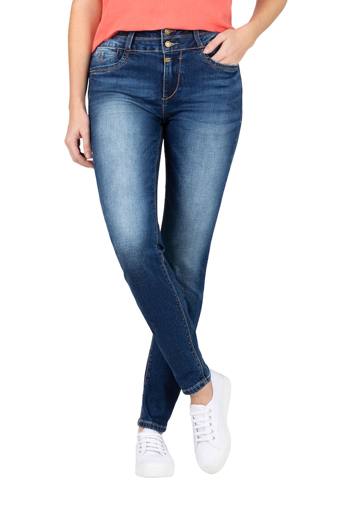 Timezone Damen Jeans Grape Blue