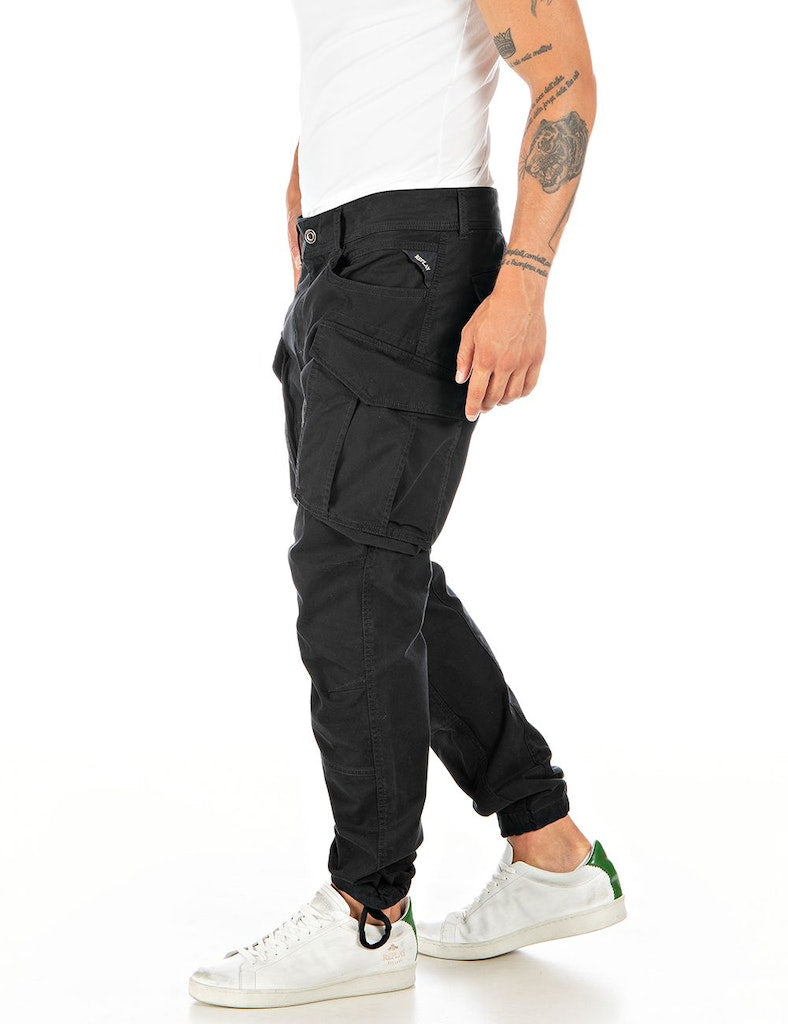 Replay Herren Hosen Black