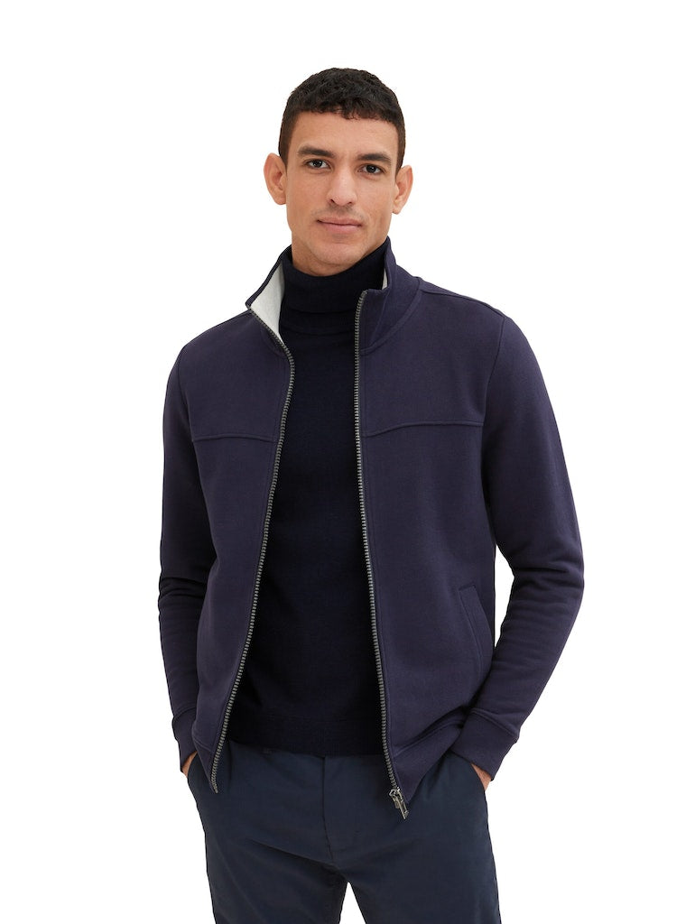 Tom Tailor Herren Sweatshirts Knitted Navy
