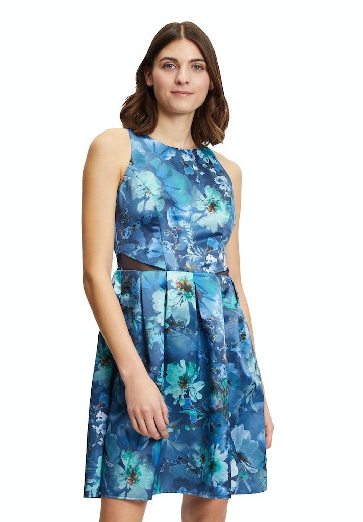 Vera Mont Damen Kleider Dark Blue/Mint