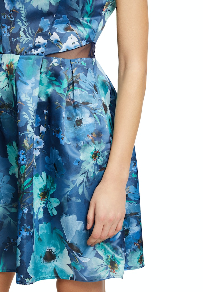 Vera Mont Damen Kleider Dark Blue/Mint