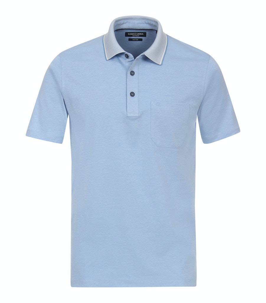 Casa Moda Herren Polo-Shirts Blau