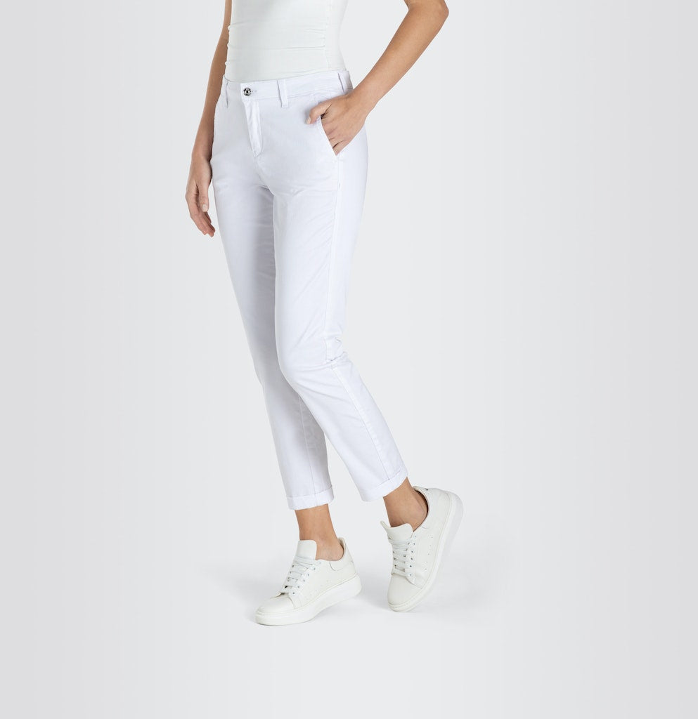 Mac Damen Hosen White