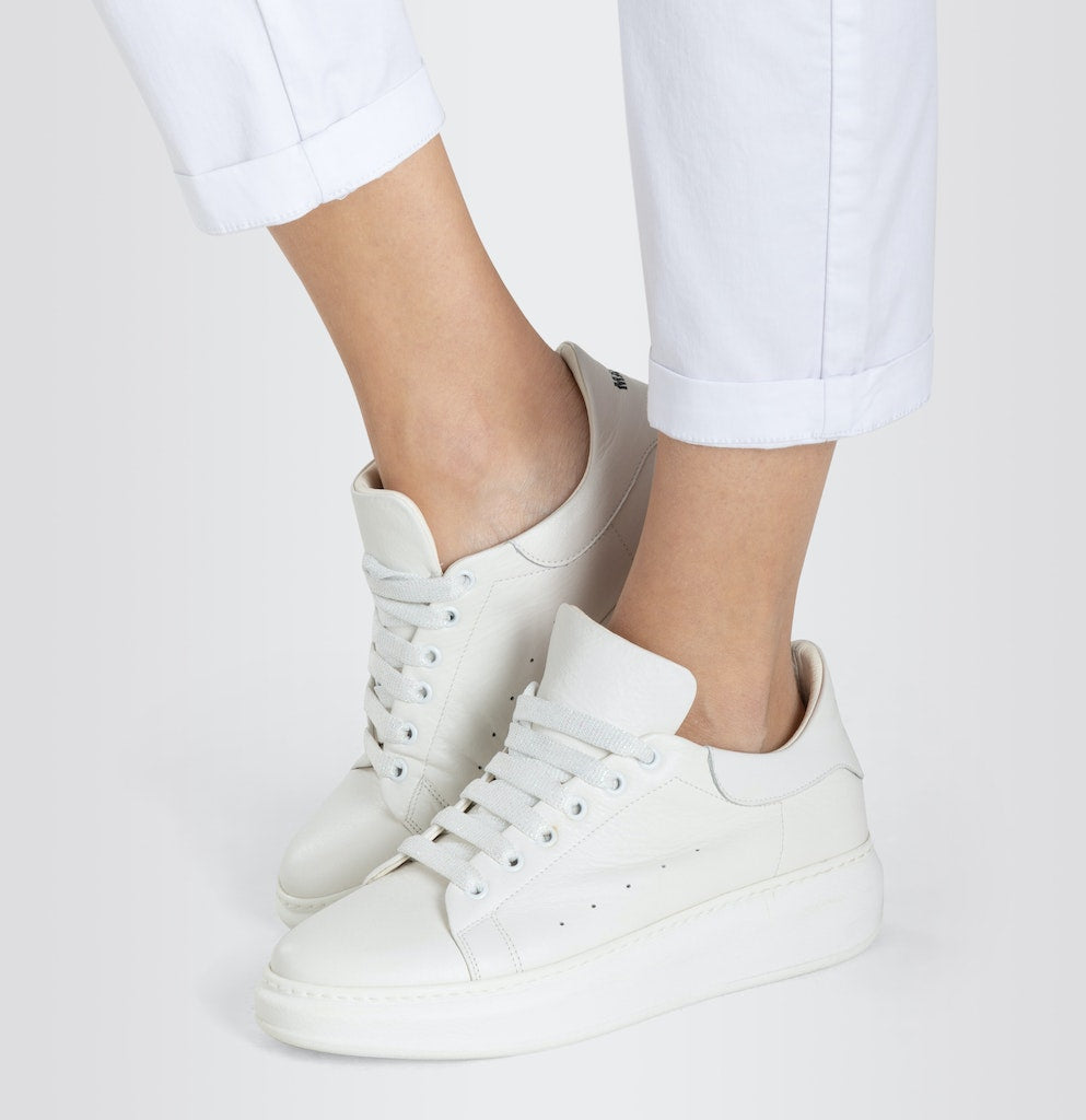 Mac Damen Hosen White