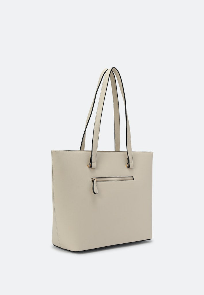 L.Credi Handtasche Creme