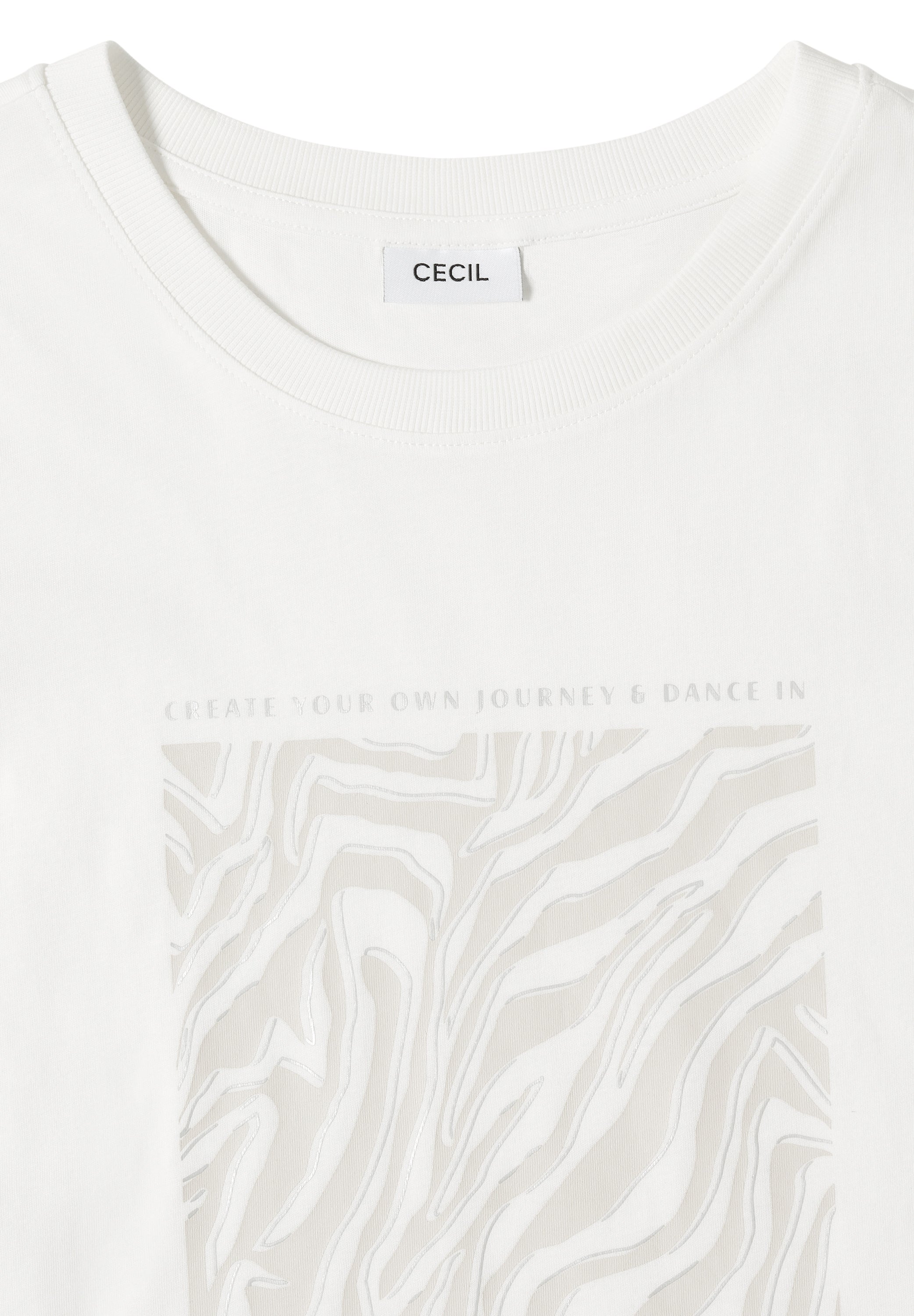 Cecil Damen T-Shirts Vanilla W
