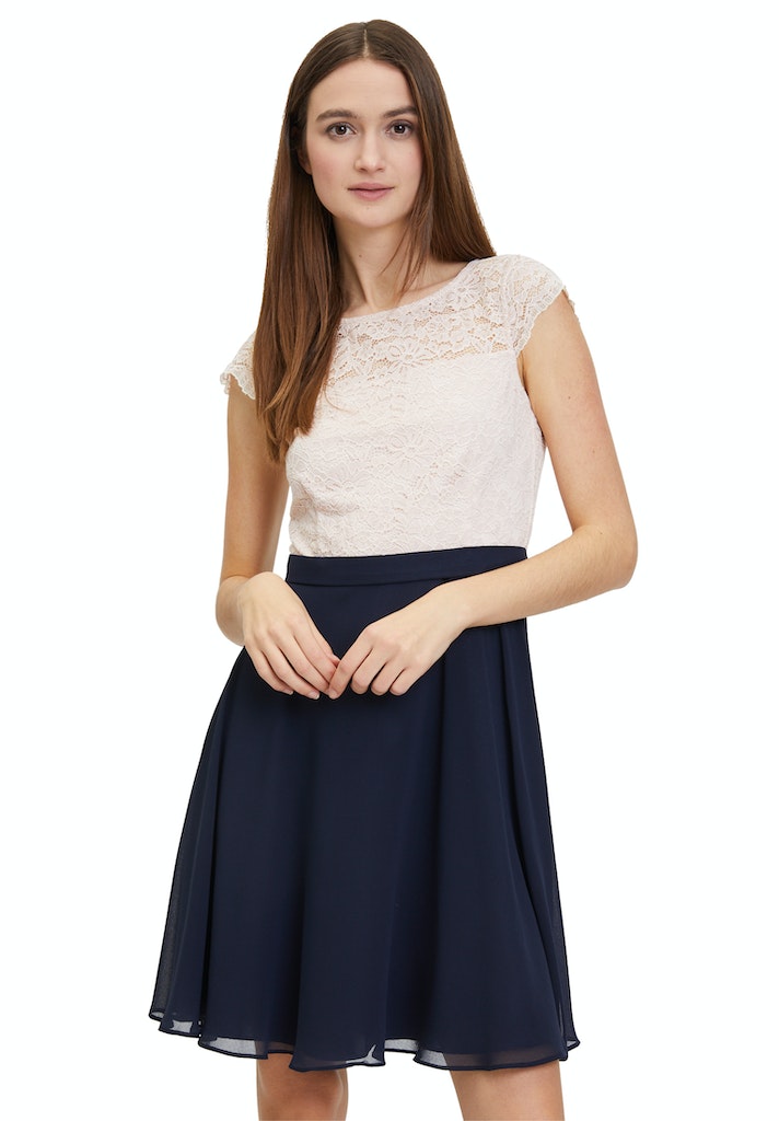 Vera Mont Damen Kleider Patch Blue/Rosé