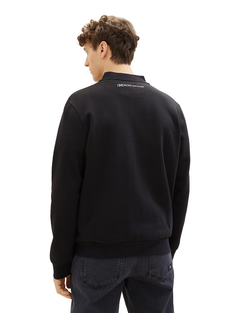 Tom Tailor denim Herren Sweatjacken Black