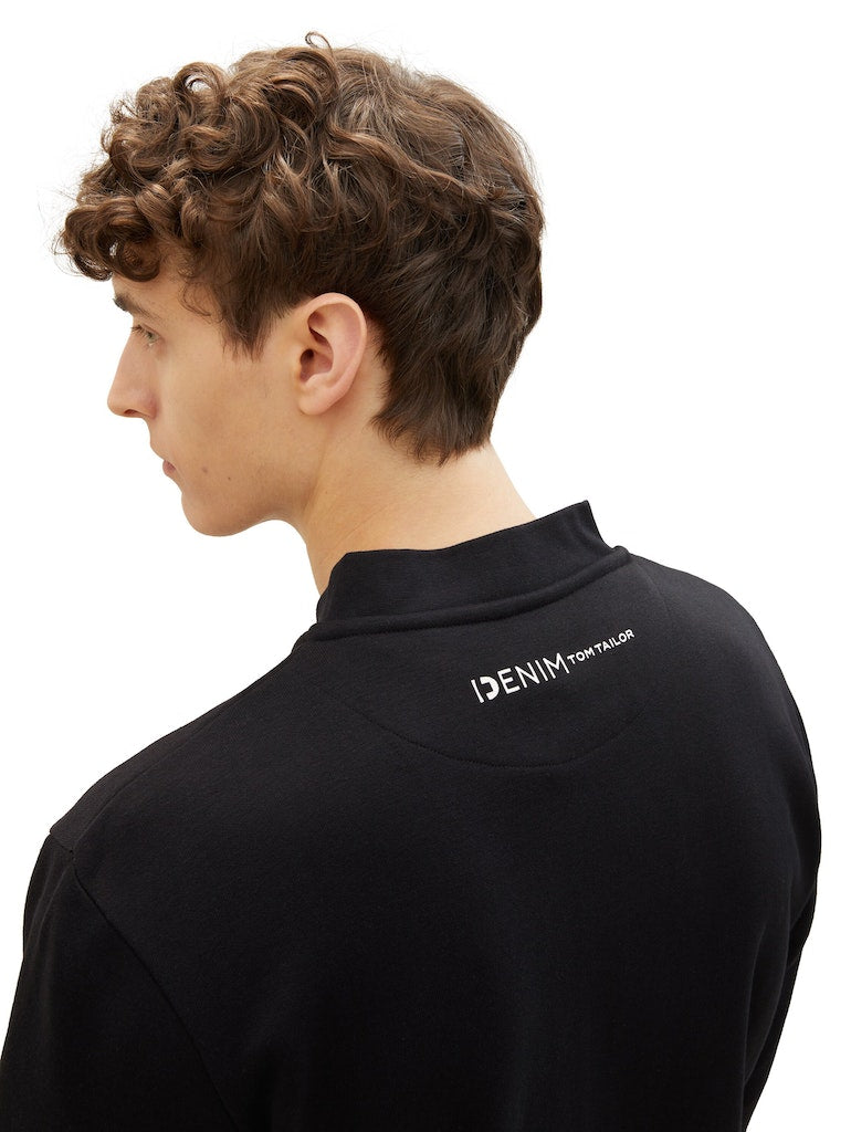 Tom Tailor denim Herren Sweatjacken Black