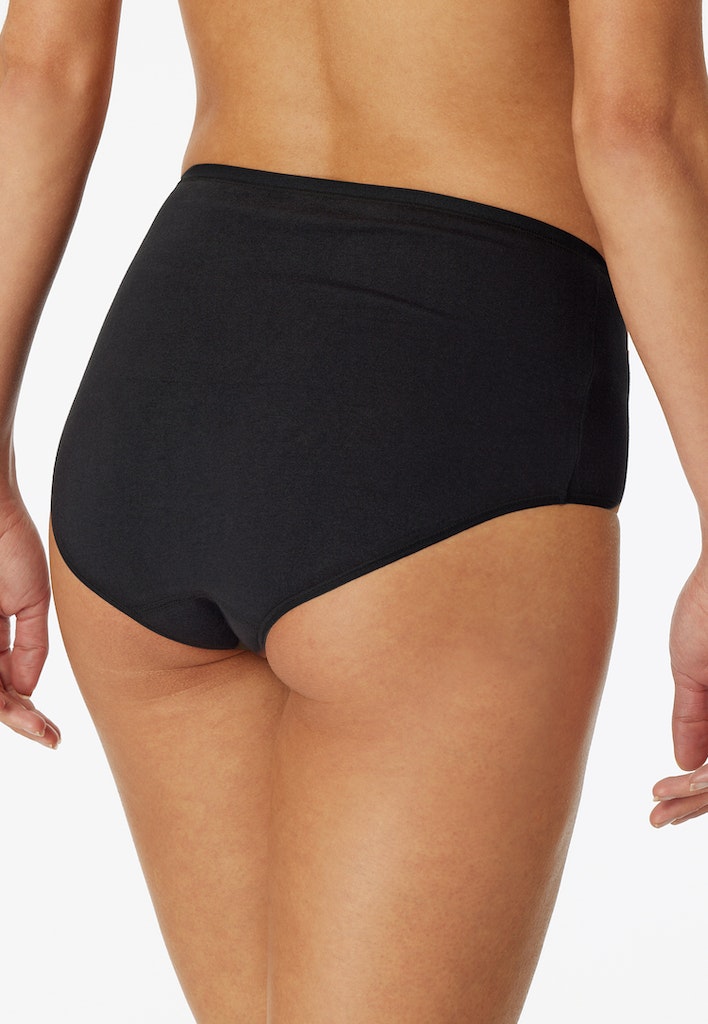 Schiesser Slip Schwarz