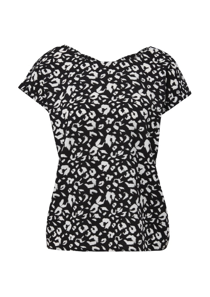 S. Oliver red Damen Blusen Grey/Black