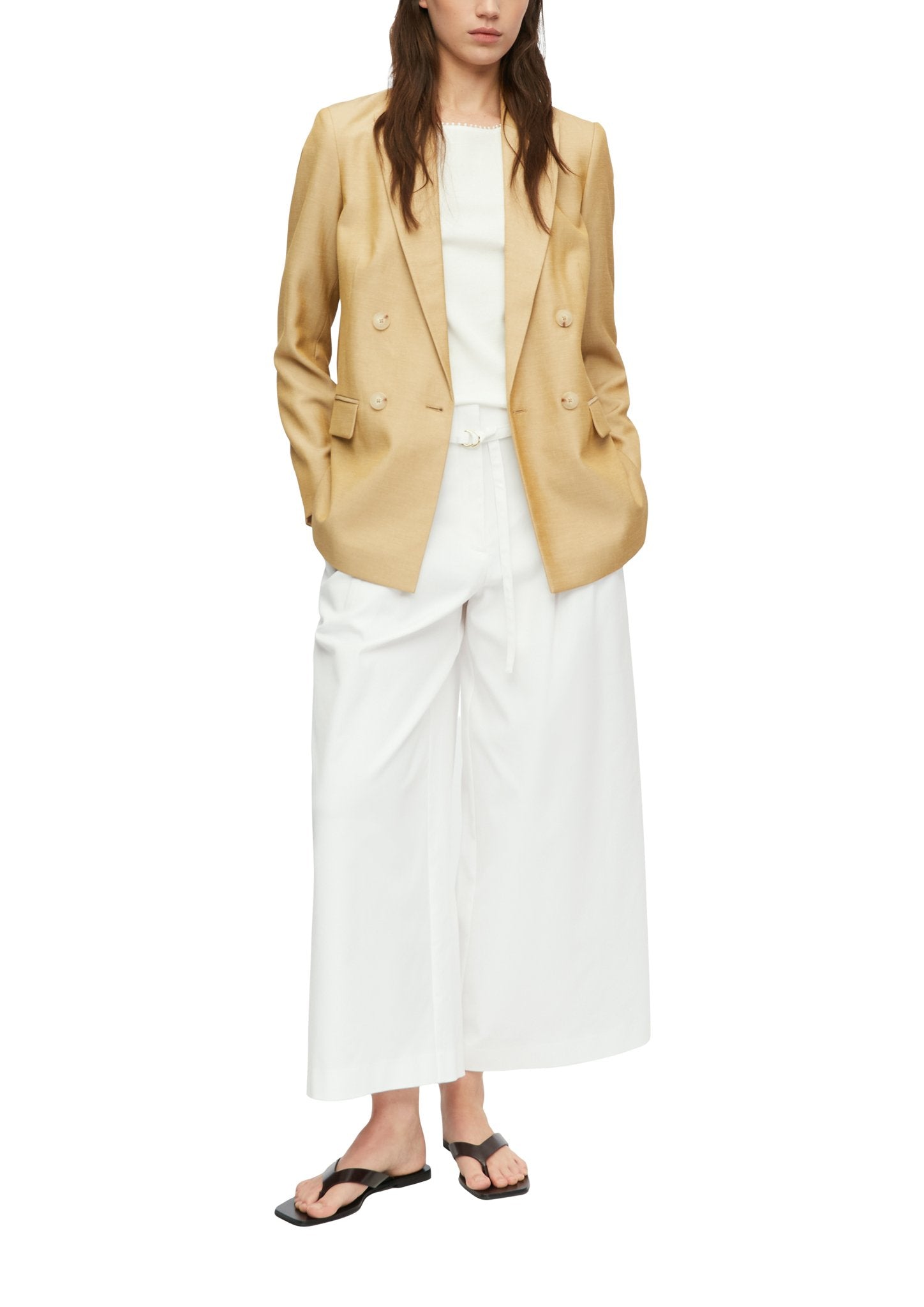 Comma Damen Hosen White