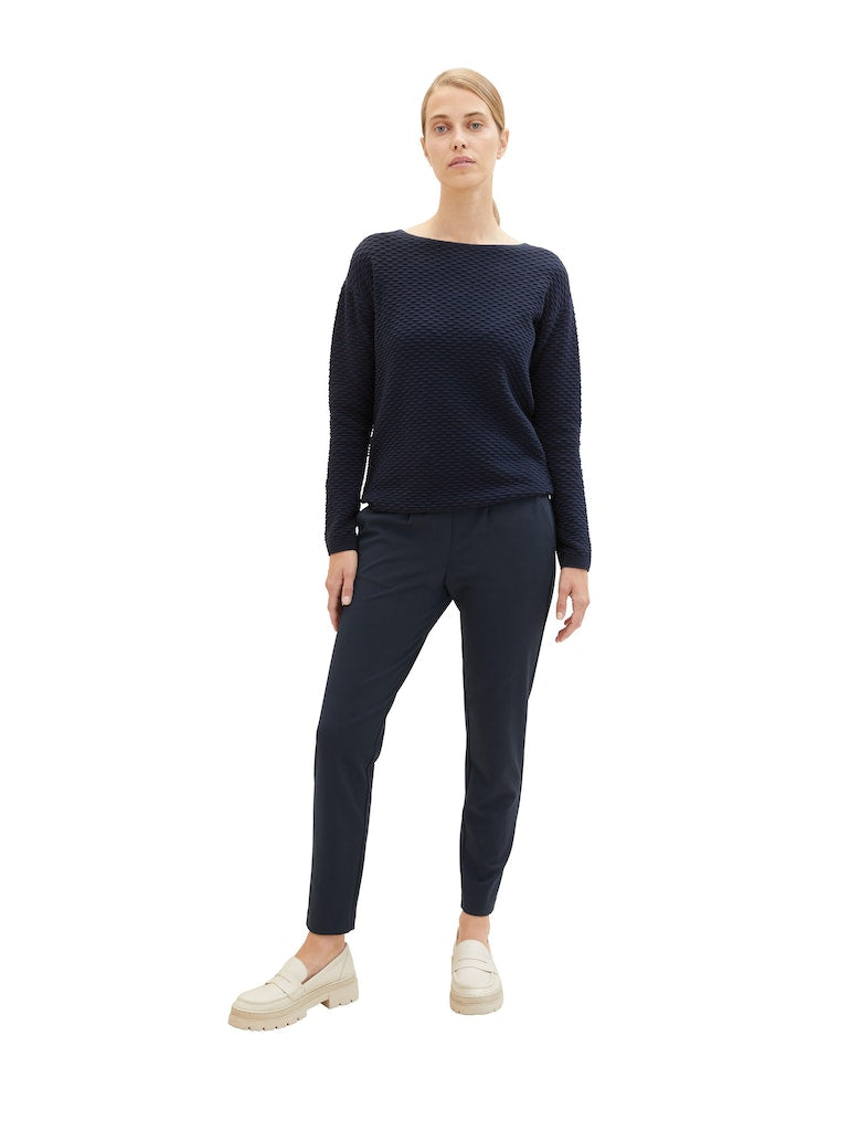 Tom Tailor Damen Hosen Real Navy Blue