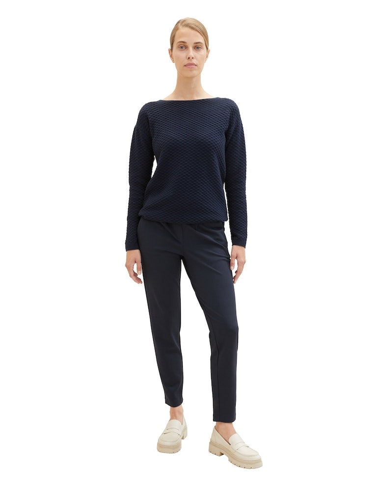 Tom Tailor Damen Hosen Real Navy Blue