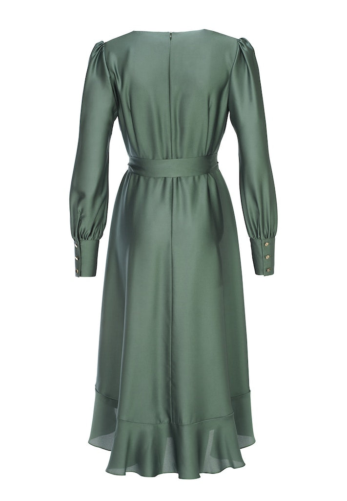 Swing Damen Kleider Moss Green