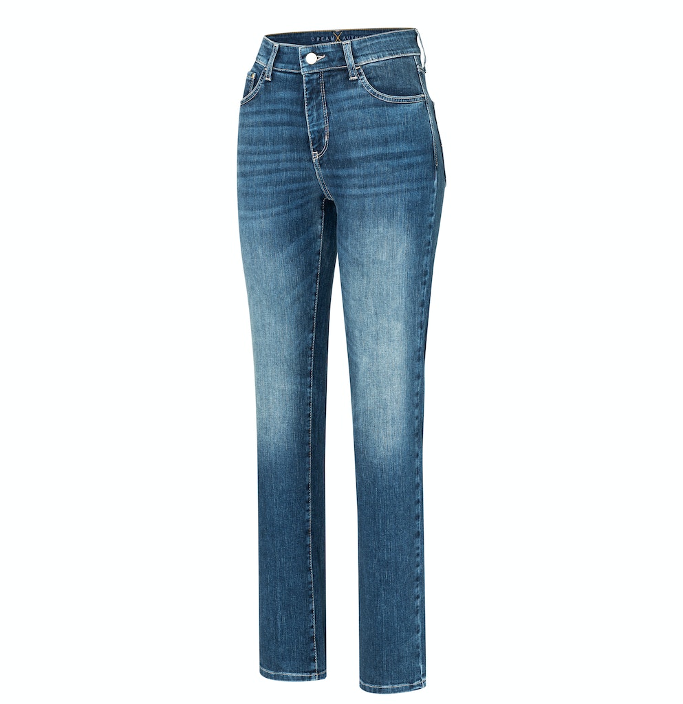 Mac Damen Jeans Medium Blue Bas