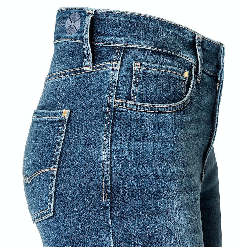 Mac Damen Jeans Medium Blue Bas