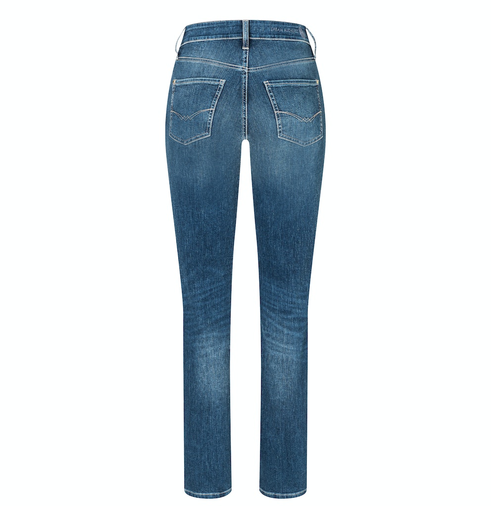 Mac Damen Jeans Medium Blue Bas