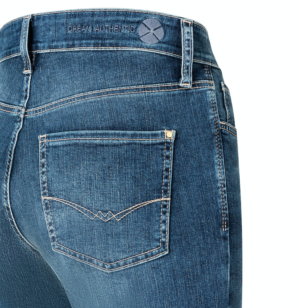 Mac Damen Jeans Medium Blue Bas