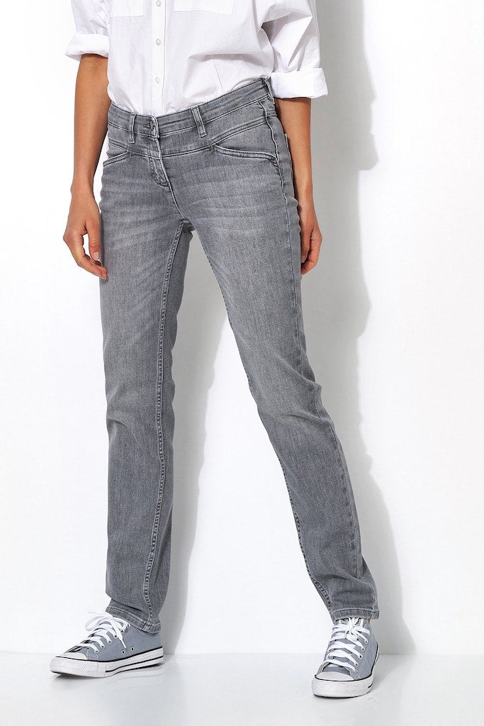 Toni Dress Damen Jeans Grey Used