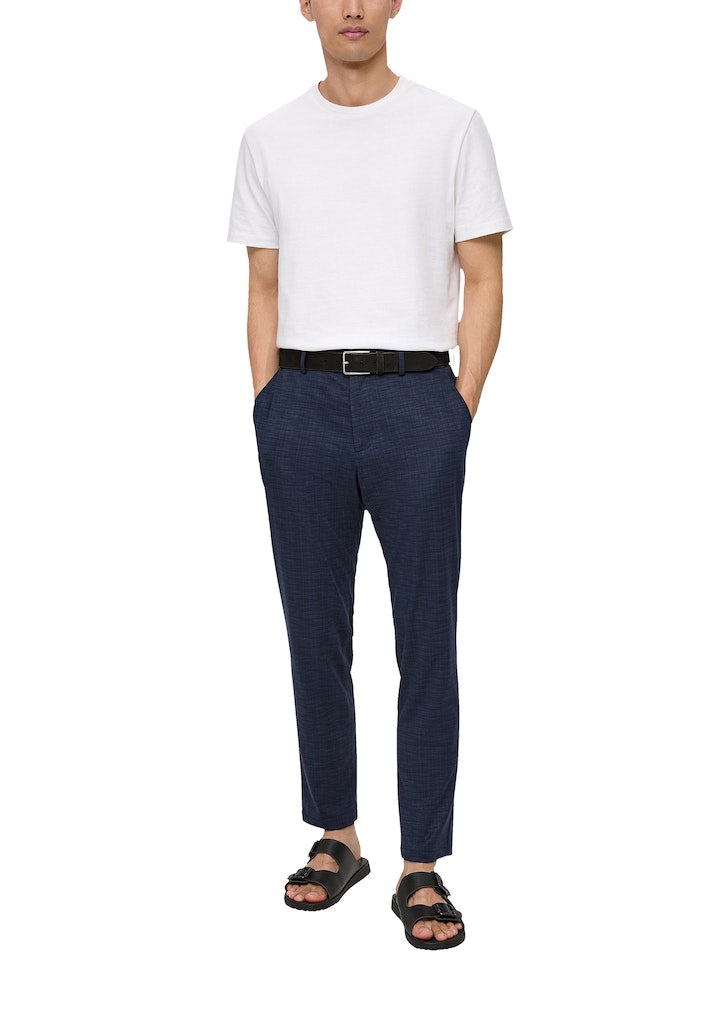 S. Oliver red Herren Gürtel Grey/Black