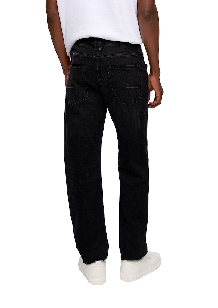 S. Oliver red Herren Jeans Grey/Black