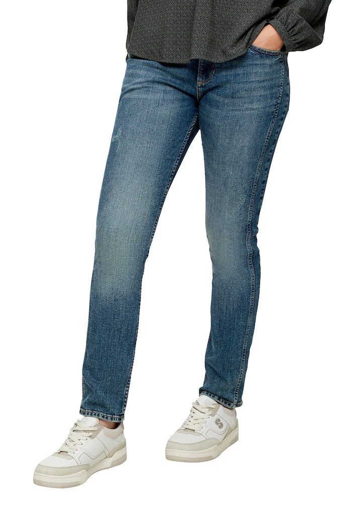 S. Oliver red Damen Jeans Blue