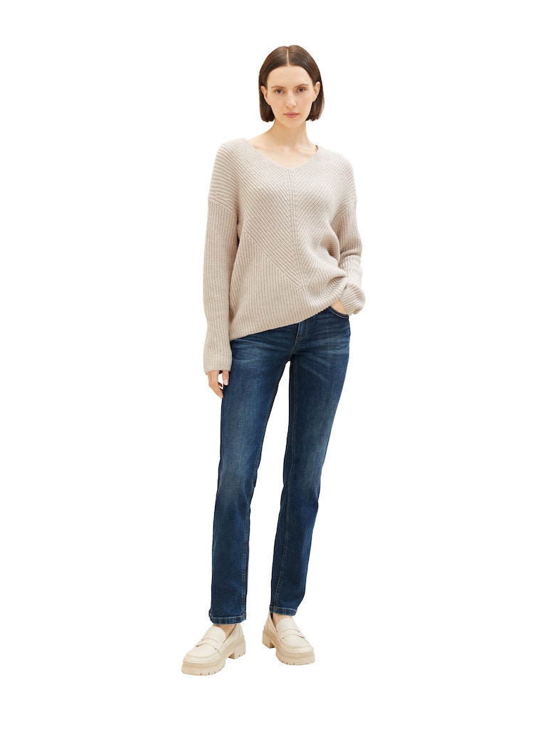 Tom Tailor Damen Jeans Mid Stone Wash